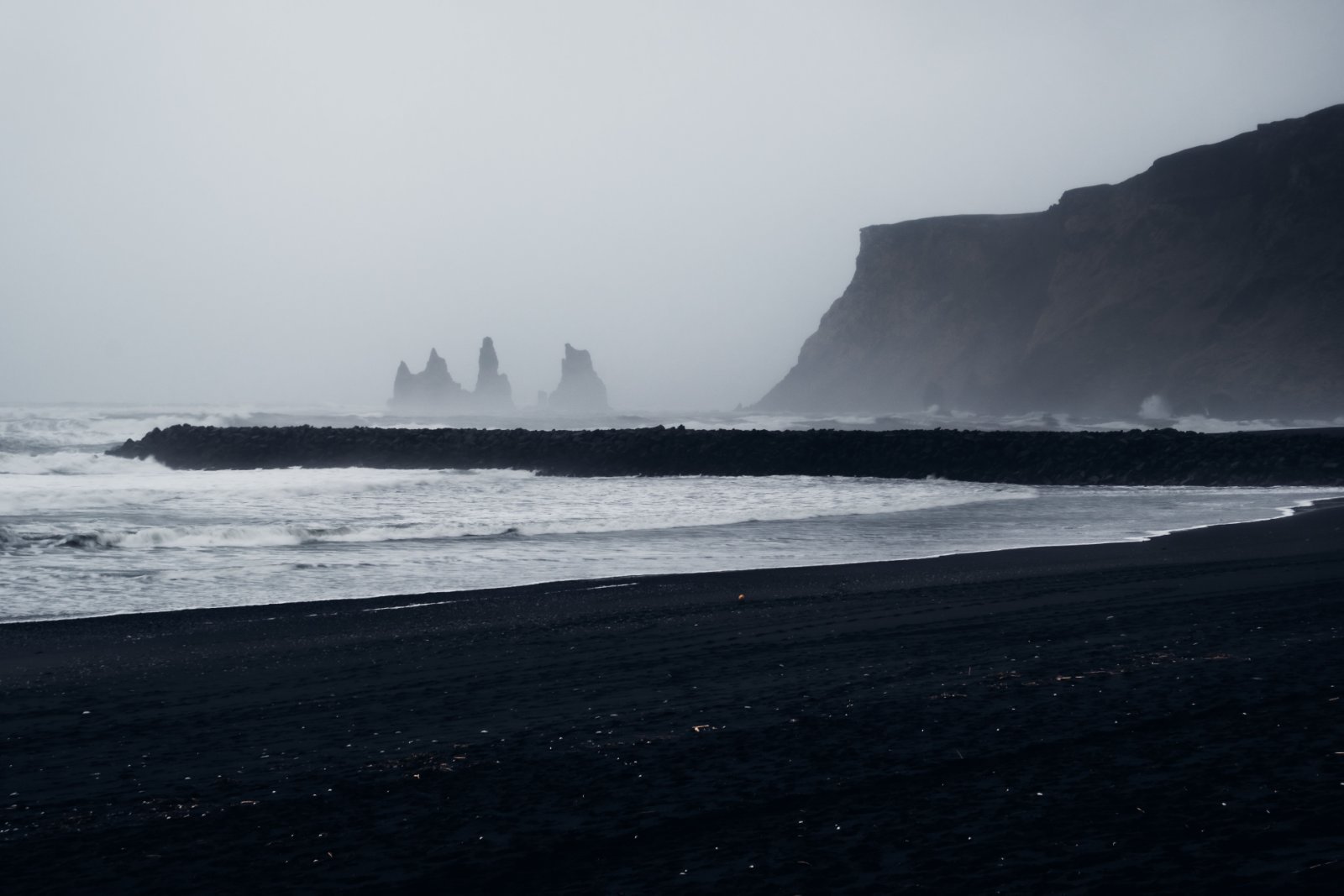 Reynisfjara black-sand beach