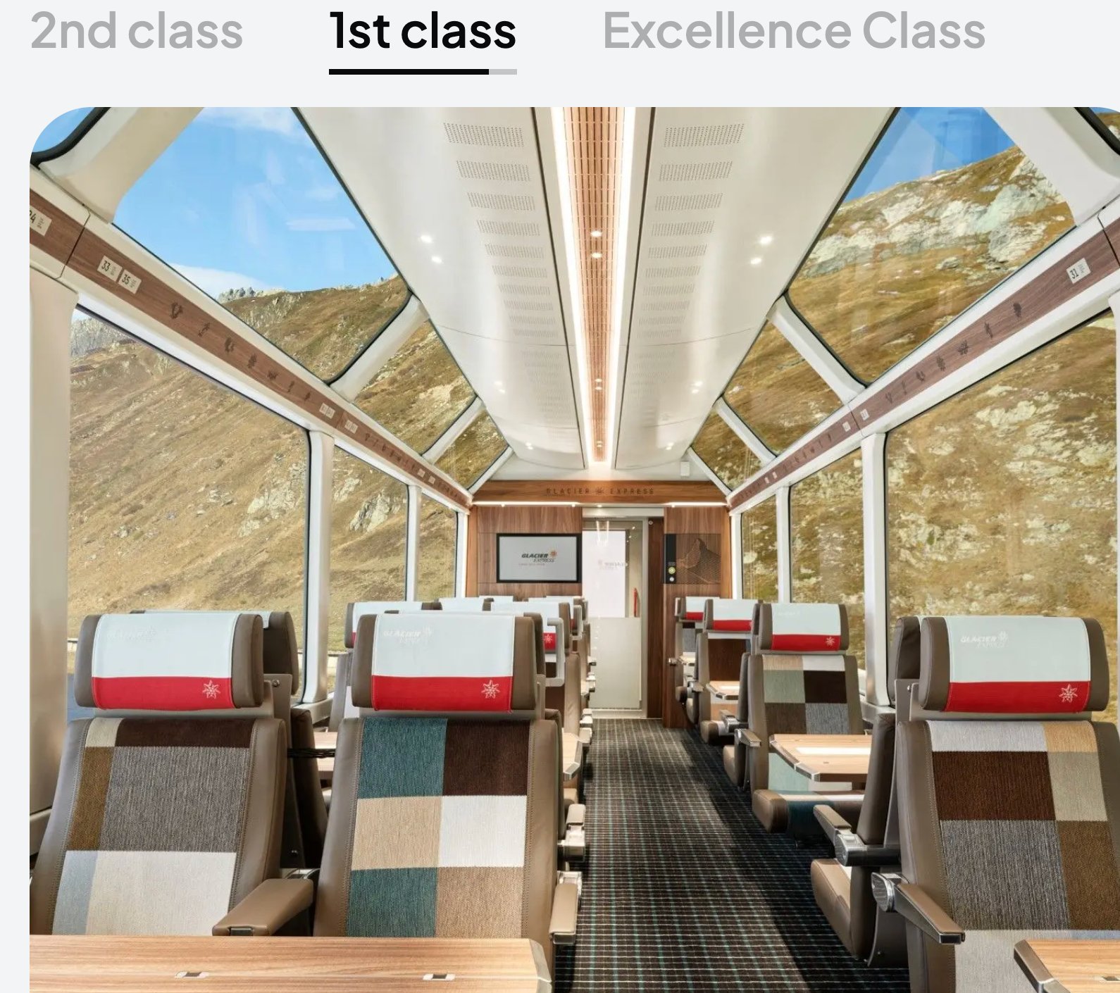 Glacier Express scenic rail